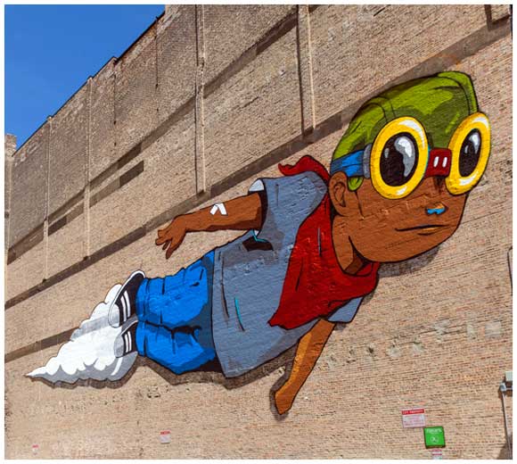 Blk Black Boy Fly Wall Art Chicago