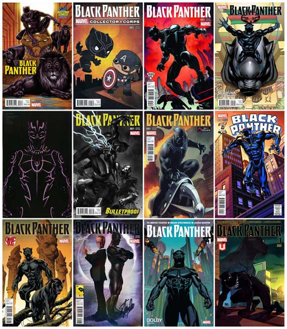 Black Panther #1 Other Various covers