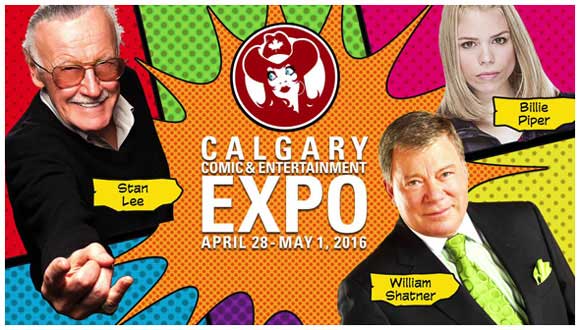 Calgary Comic & Entertainment Expo 2016 Guests
