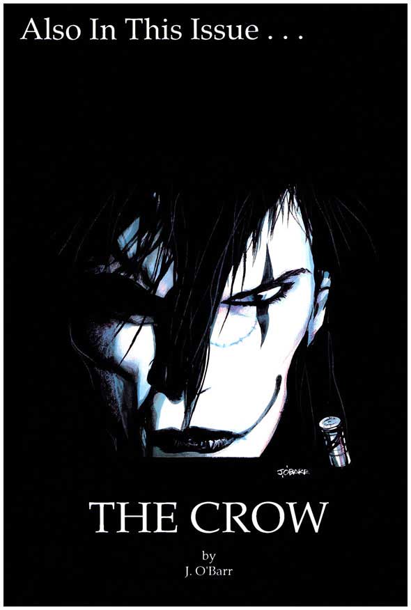 Caliber Presents #1 Back Cover The Crow First Appearance