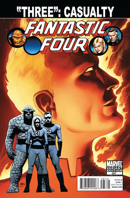 fantastic 4 logo. Fantastic Four #587 Spoiler