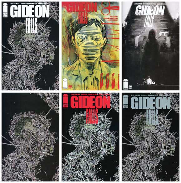Gideon Falls #1 Six Other covers