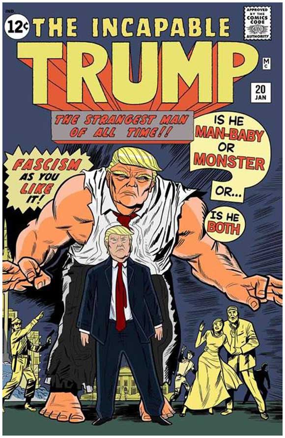 The Incapable Trump #1 NYCC Front Cover