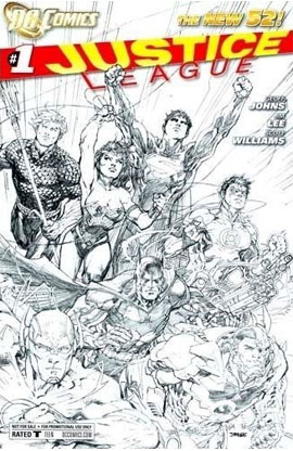 Justice League #1 Retailer Roadshow Sketch