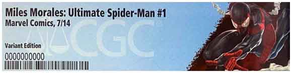 Miles Morales: Ultimate Spider-Man #1 1:50 CGC Label