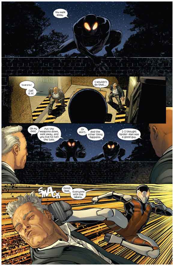 Miles Morales Ultimate Spider-Man #1 Interior Sample #1: Walk Away