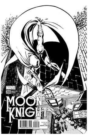 Moon Knight #200 Sienkiewicz 1:1000 cover
