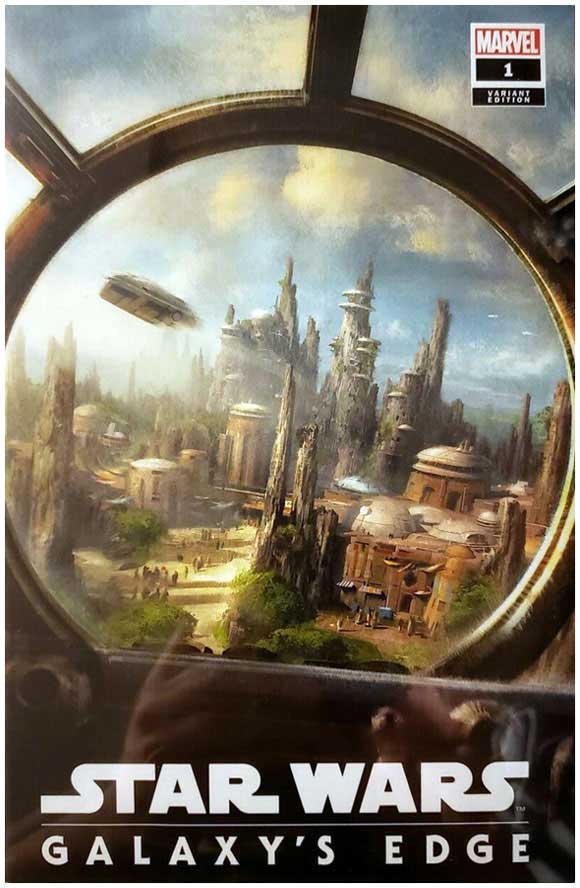 Star Wars Galaxy's Edge #1 Imagineering Concept Art Variant cover