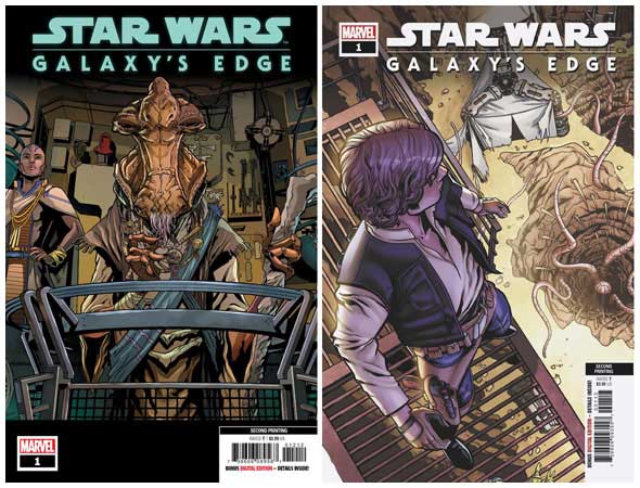 Star Wars Galaxy's Edge #1: Diamond Second and Third Prints