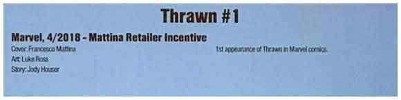 Star Wars Thrawn #1 Retailer 1:50 Incentive Francesco Mattina CBCS Label