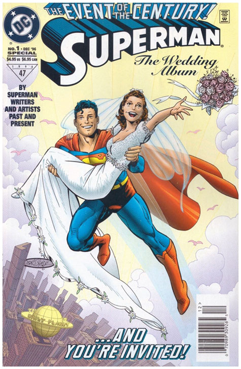 Superman: The Wedding Album invite