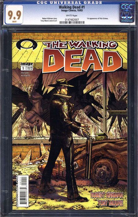 The Walking Dead #1 CGC cover