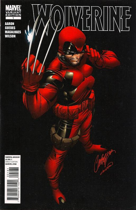 Wolverine v3 #1 Deadpool Retailer Incentive cover