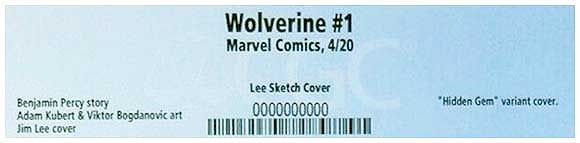 Wolverine Volume 6 #1 Jim Lee 1:500 Sketch Variant: CGC Label
