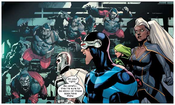 X-Men #1, 2019, page Sample #2