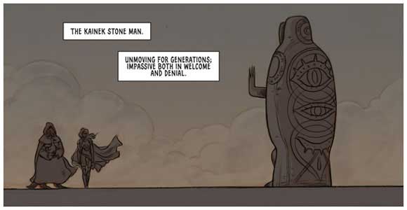 8house #1 Interior Panel: Kainek Stone Man