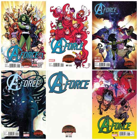 A-Force v1 #1 Other Diamond editions