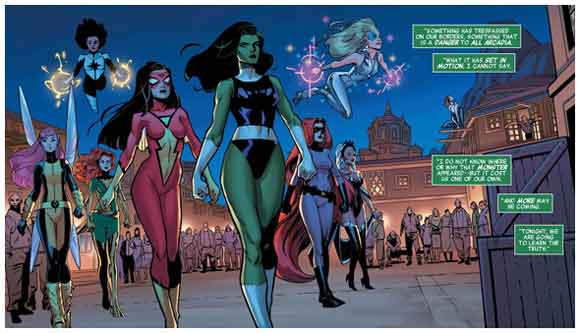 A-Force v1 #1 Interior sample: Tonight The Truth