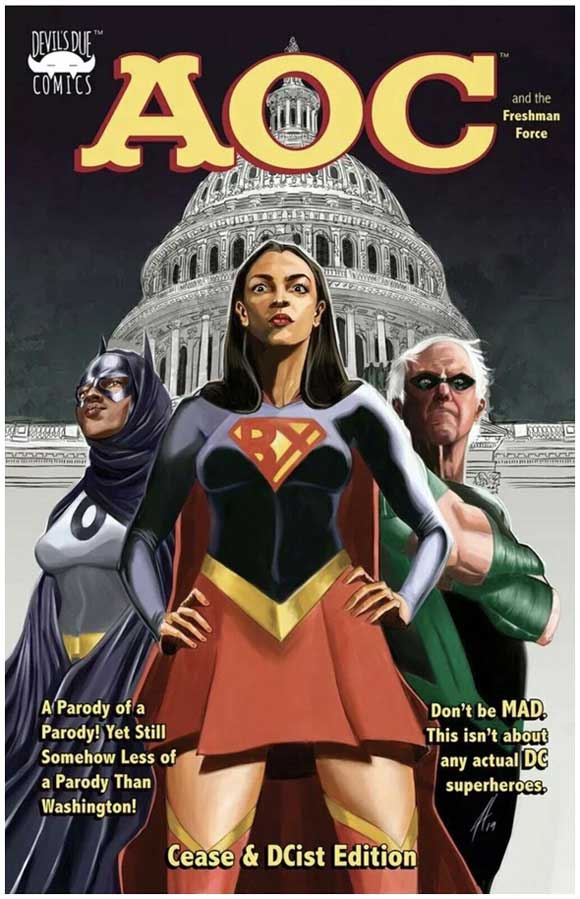Alexandria Ocasio-Cortez and the Freshman Force Cease and DCist variant 1st Print - Large