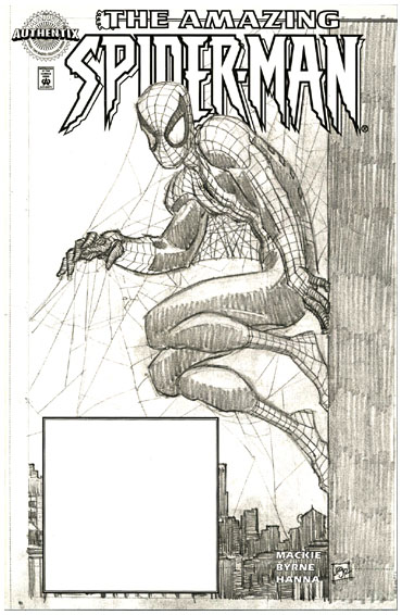 Rare Comics - Amazing Spider-Man #1 Marvel Authentix Sketched Cover