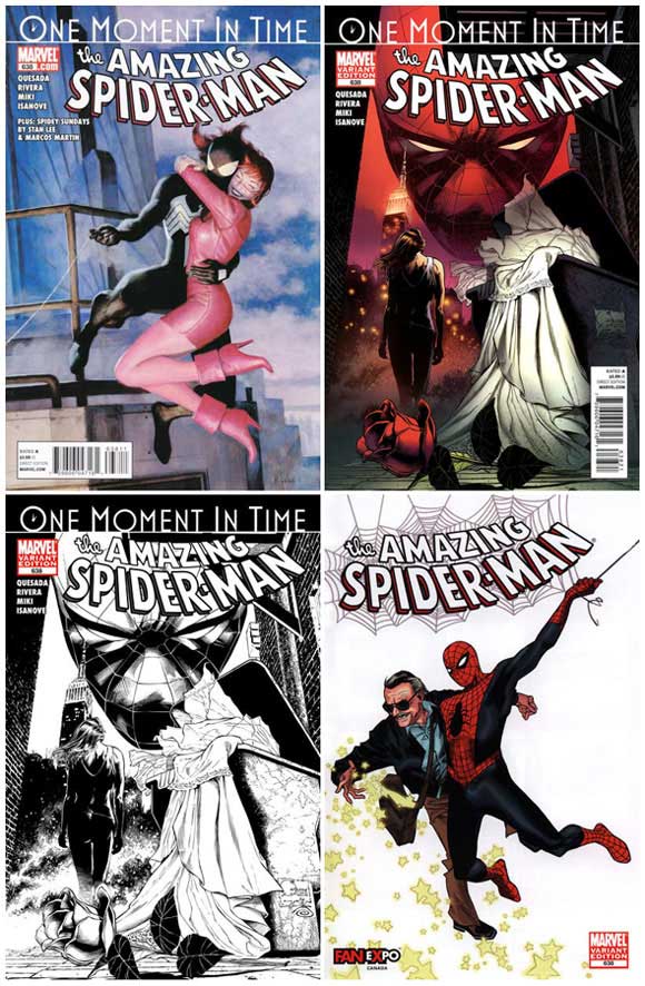 Amazing Spider-Man #638 1st print covers
