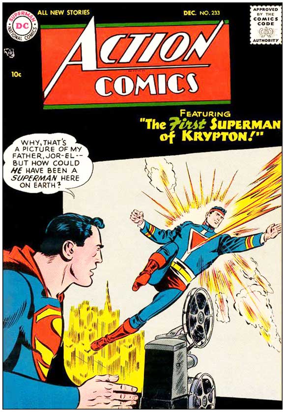 Action Comics #223 misnumbered #233 Error Variant