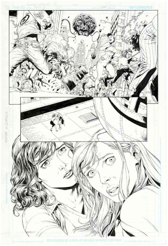 Action Comics 869 Original Interior Art sample #1