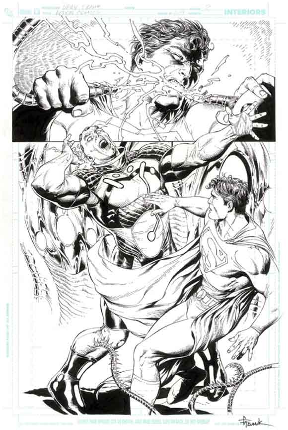 Action Comics 869 Original Interior Art sample #2