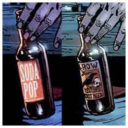 Action Comics 869 Recalled Beer and Soda Pop comparison #2