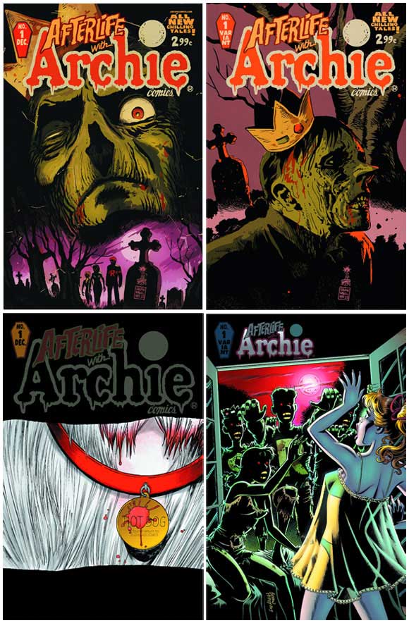 Afterlife With Archie #1 4 Covers