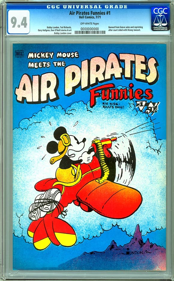 Rare Comics - Air Pirates Funnies #1 and #2: