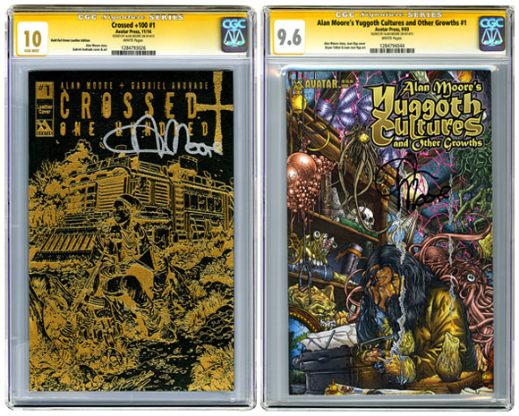 Alan Moore Crossed +100 CGC 10.0 and Yuggoth Cultures CGC 9.6