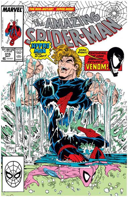 Amazing Spider-Man #315 cover Todd McFarlane