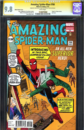Amazing Spider-Man 700 Birthday Special Stan Lee