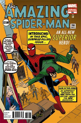 Rare Comics - ASM #700 Steve Ditko Variant Cover: