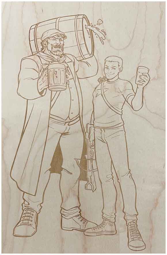 Archer & Armstrong Forever #1 Burnt Wood Edition