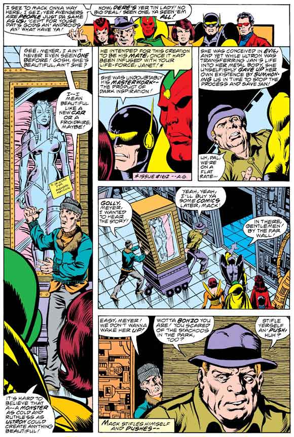 Avengers #170 Interior Sample #3: Don't Wake