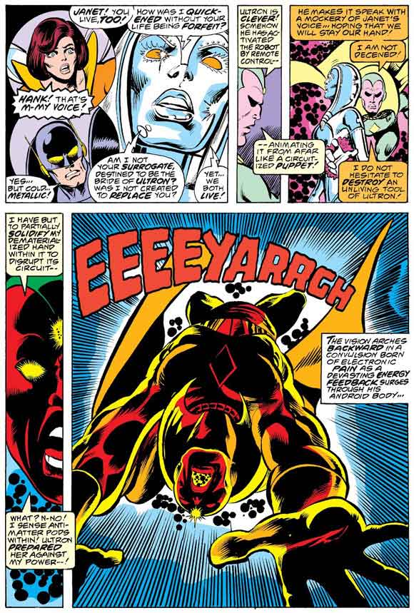 Avengers #170 Interior Sample #4: Anti-Vision