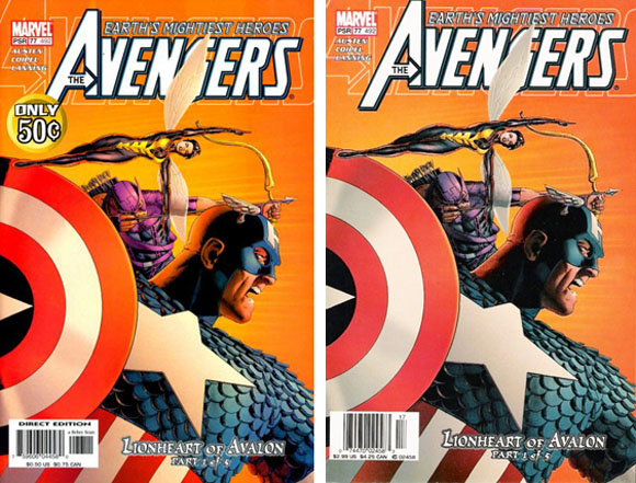 Avengers #77 Direct & Newstand variants