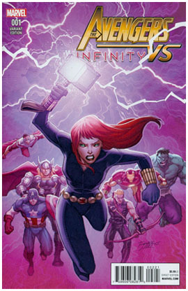 Avengers vs Infinity #1 Recalled Lim variant cover 1:25
