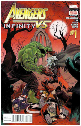 Avengers vs Infinity #1 recalled regular cover