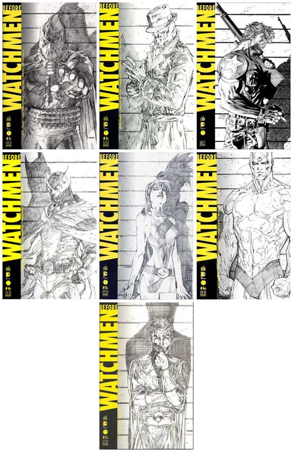 Before Watchmen French Jim Lee Sketches 2500