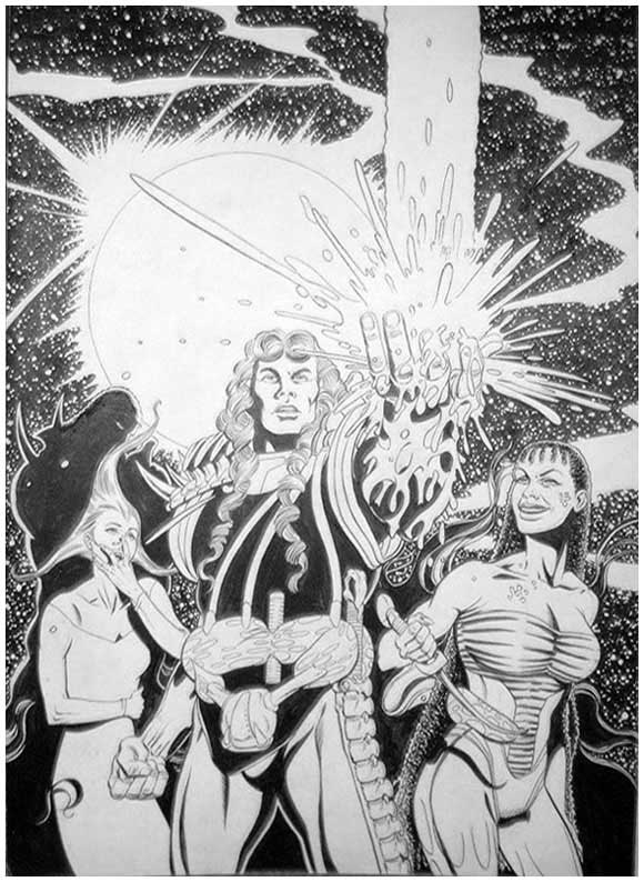 The Birth of the Defiant Universe #1 Promo Jim Shooter Cover Art