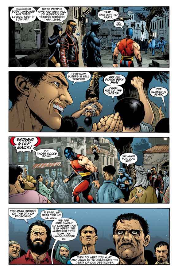 Black Adam #1 Interior Sample: Hung