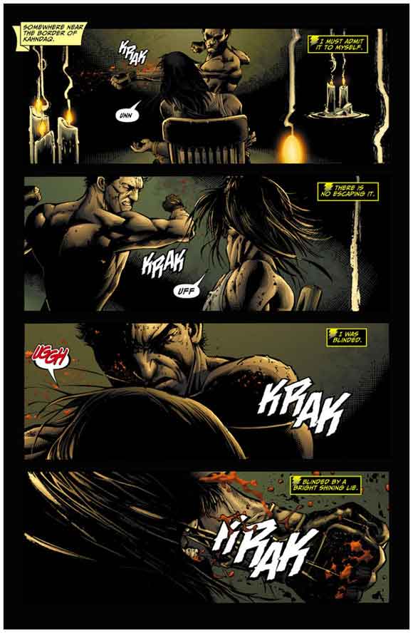 Black Adam #1 Interior Sample: KRAK