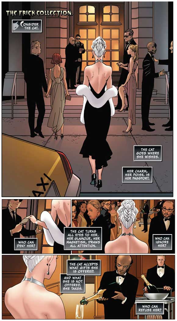 Black Cat #1 Interior Sample #1 Le Chat Arrives