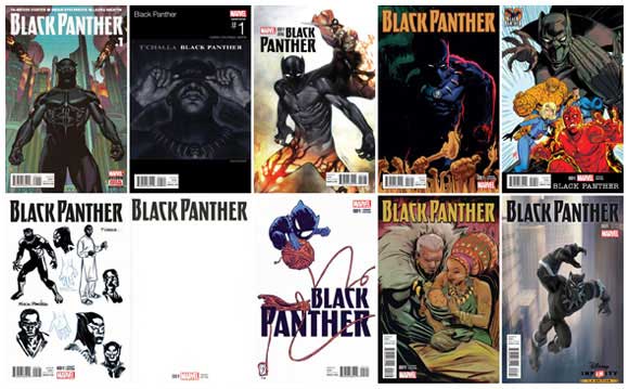 Black Panther #1 Various covers available through Diamond