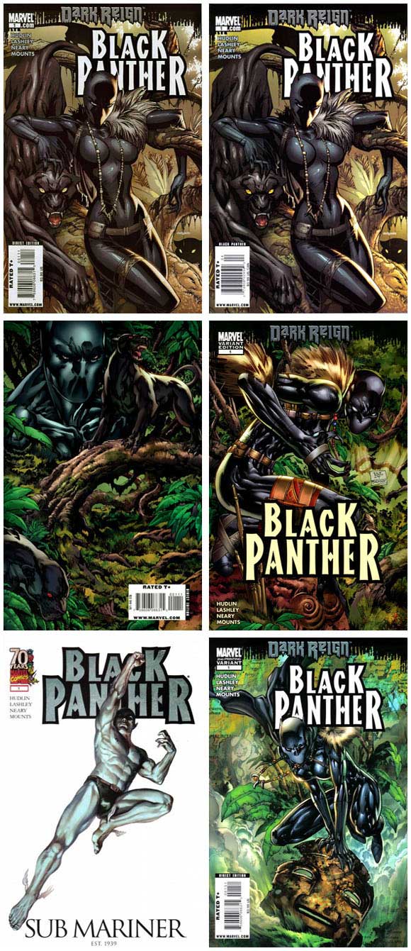Black Panther #1 Other Covers