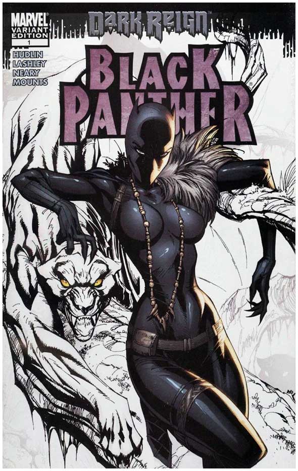 Black Panther #1 Partial Sketch 2009 NYCC