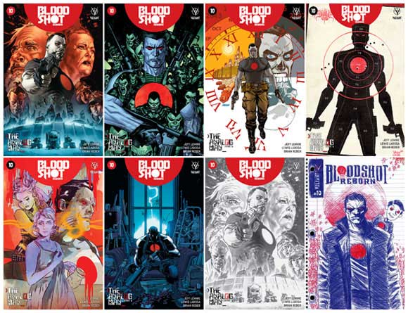 Bloodshot Reborn #10 Eight Covers